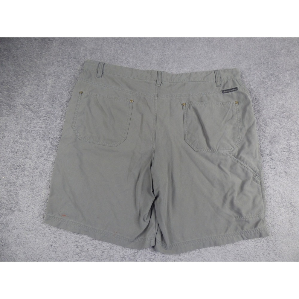 Royal Robbins Mens Gray Canvas Hiking Shorts Size 40 Nylon Outdoor Utility - Picture 6 of 8